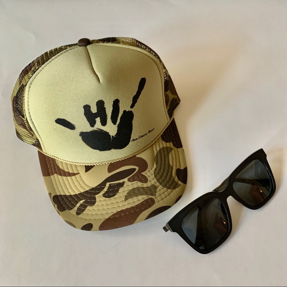 | hawai’i • shaka kine trucker hat |
